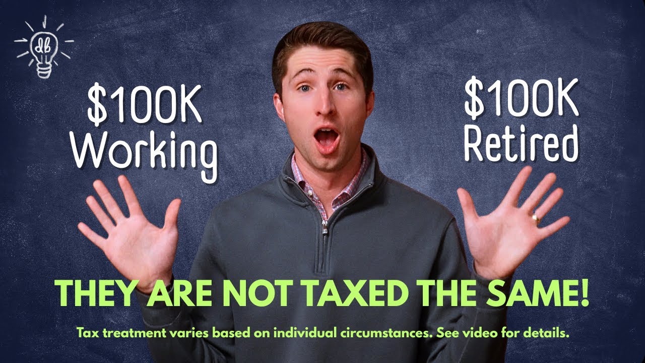 $100K Working vs  $100K Retired: The Shocking Tax Difference | Data Brief