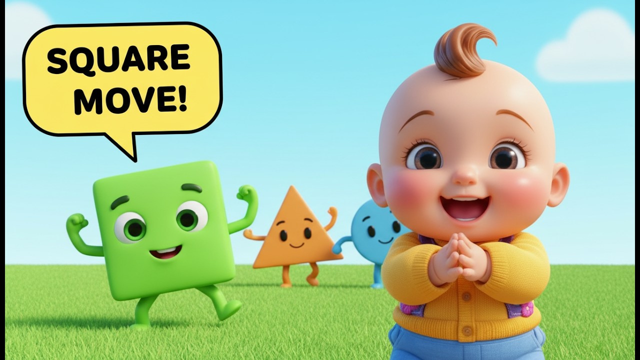 Canción de Baile del Sr. Shape 🔺🎶 | Canciones infantiles en español | Baby Song Español para Niños