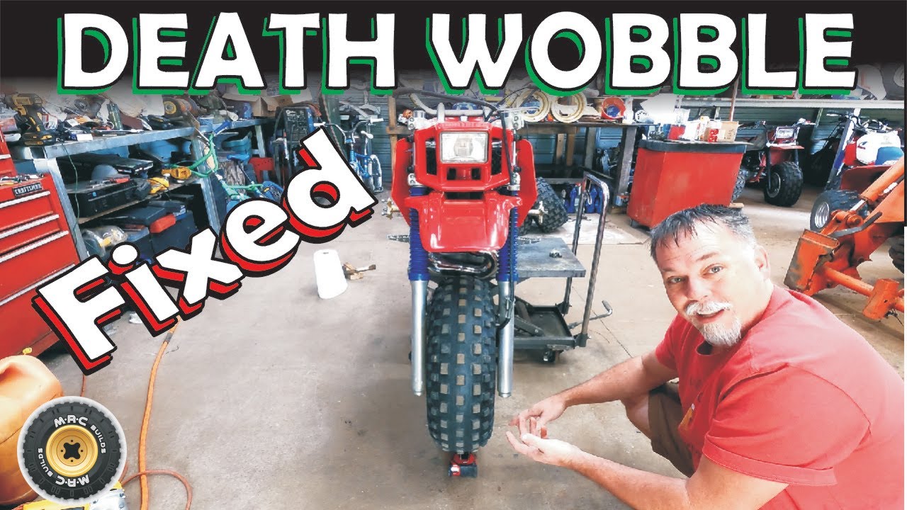 Death Wobble fixed!  Un-Rideable 1985 Honda 250r 3 wheeler