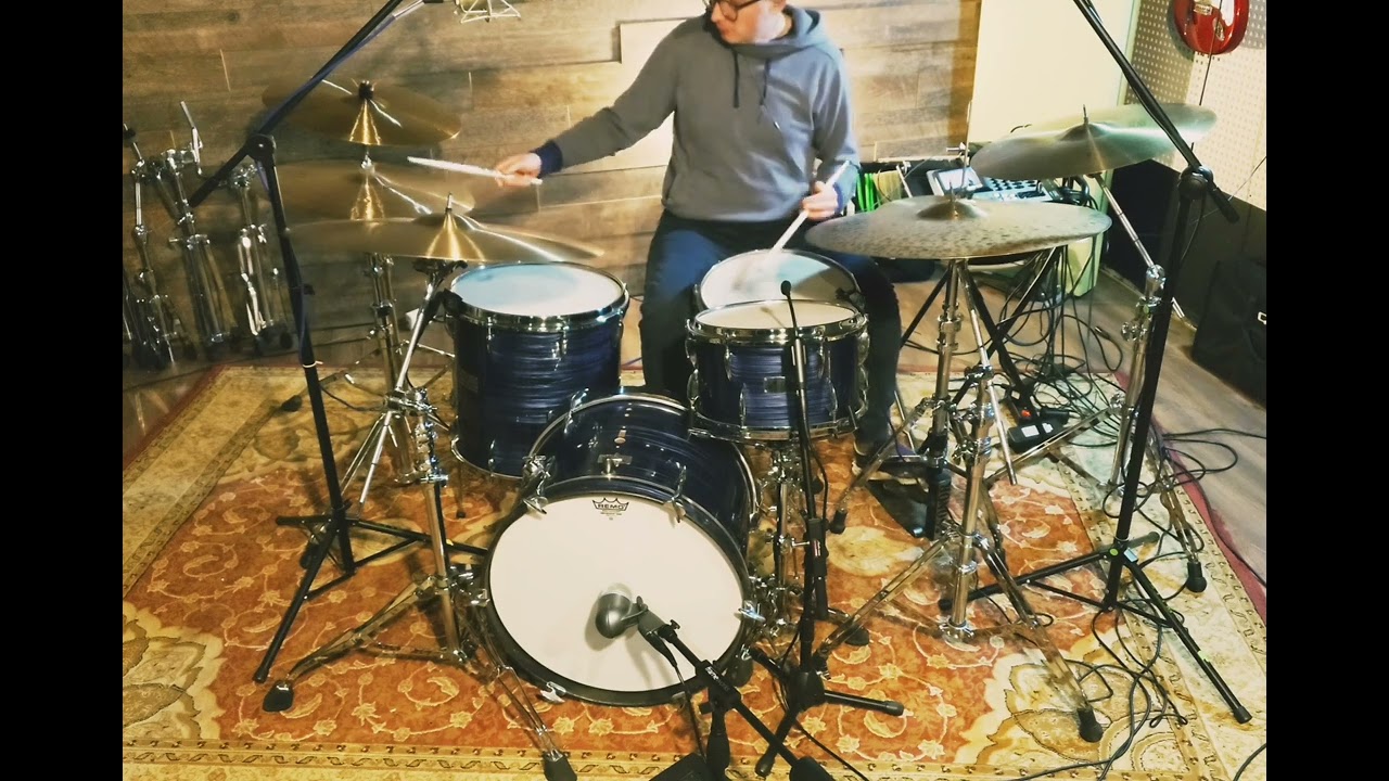 Sonor Teardrop vintage1962, 20/13/16 Paiste cymbals