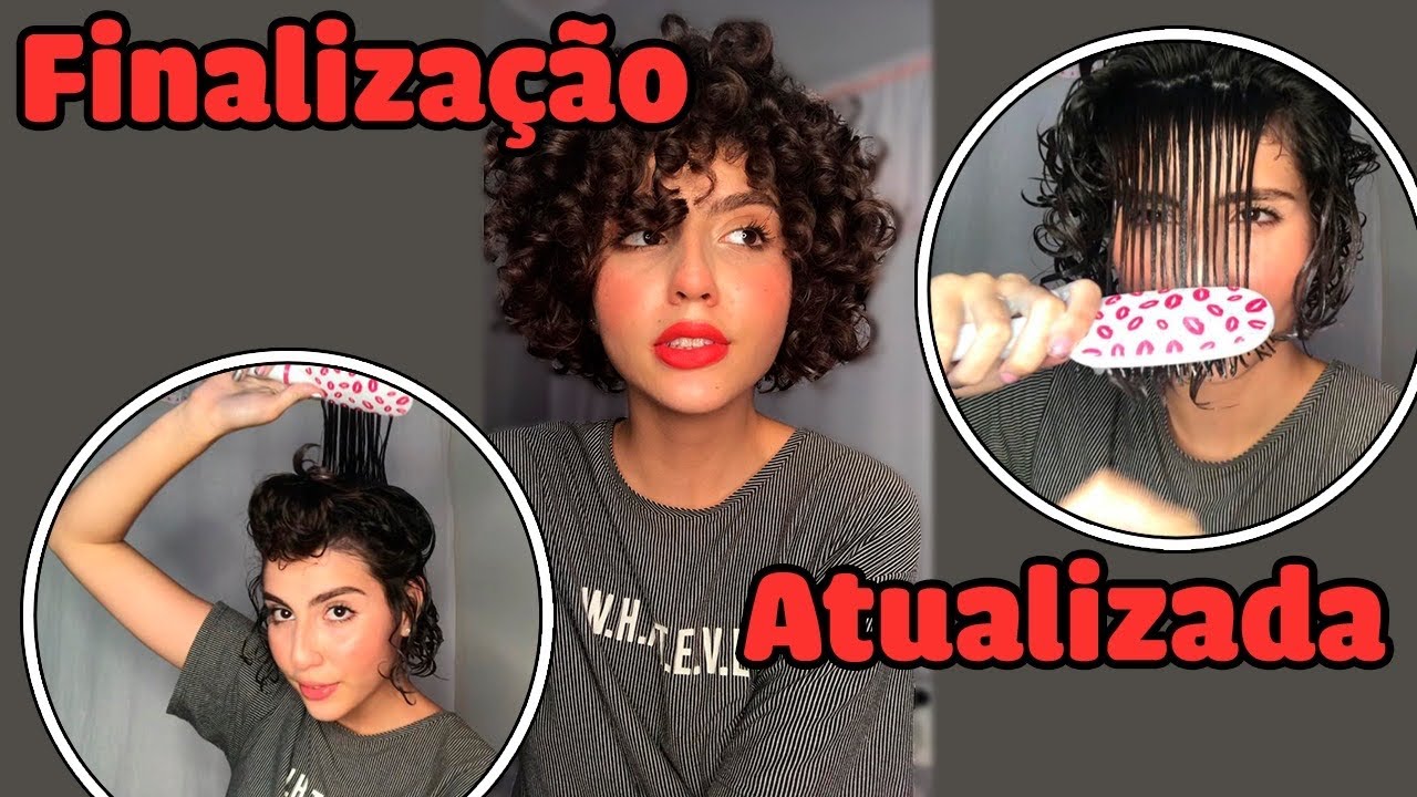 FINALIZAÇÃO ATUALIZADA PARA CABELO CACHEADO CURTO
