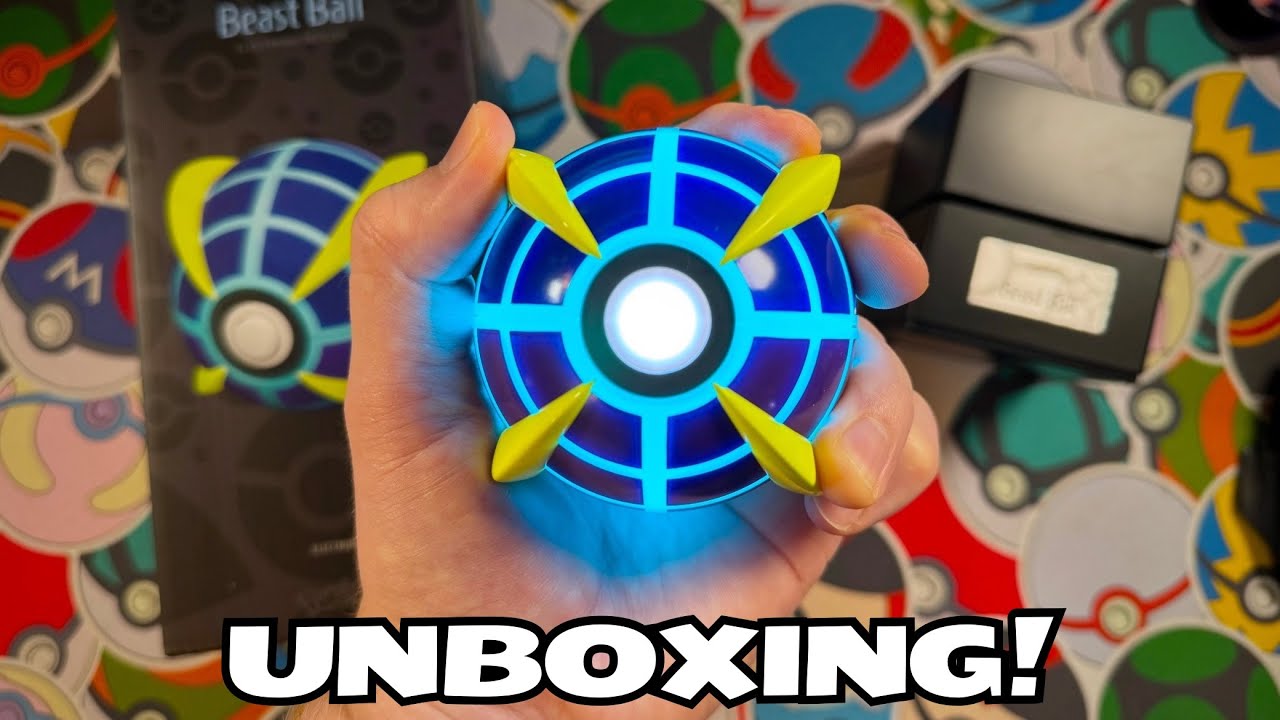 Распаковка копии Pokémon BEAST BALL от The Wand Company!