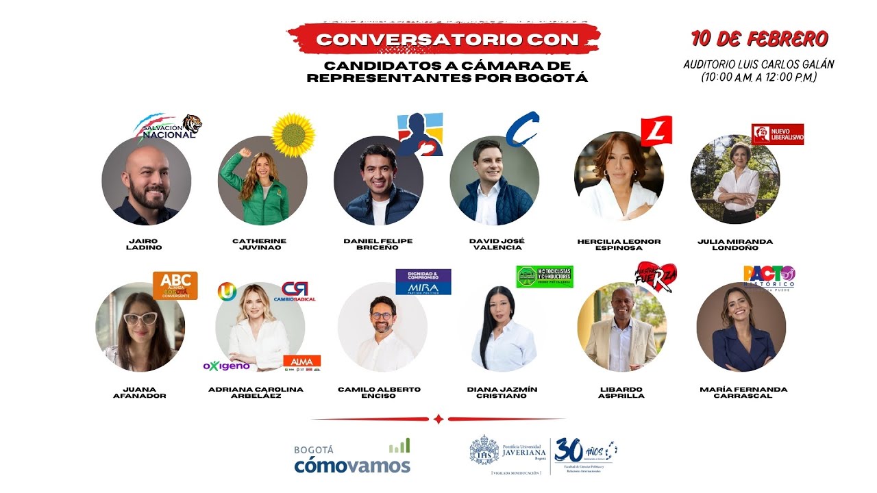 Conversatorio con Candidatos a la Cámara de Representantes por Bogotá