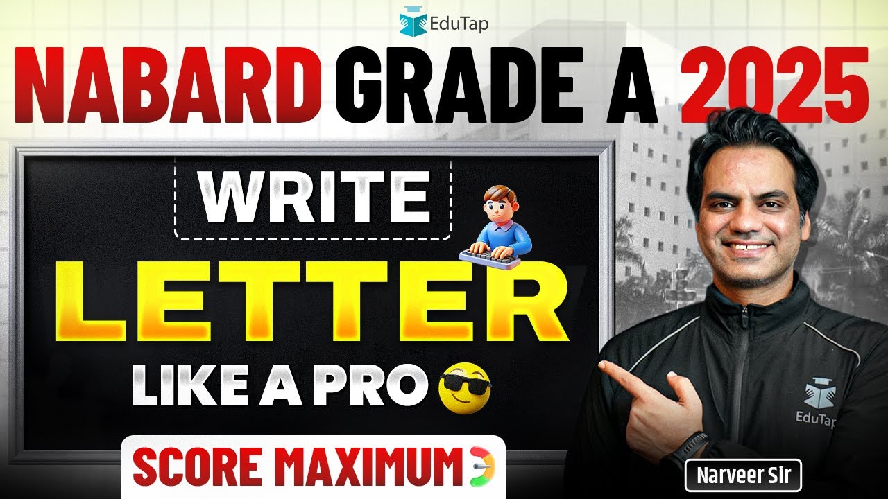How To Write Letter in NABARD Grade A Phase 2 Descriptive English 2025?