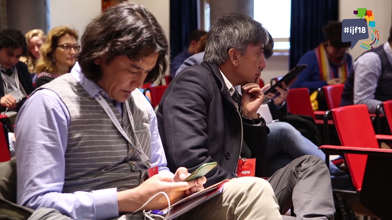 #IJF18 - Interview with - Polly Curtis on citizen journalism and social media
