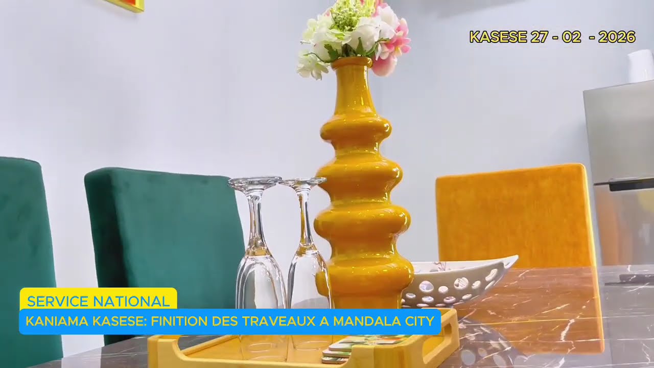 UNE CITÉ MODERNE SORT DES TERRES A KANYAMA KASESE AVEC LE SERVICE NATIONAL, NOUS BATISSONS LE CONGO.