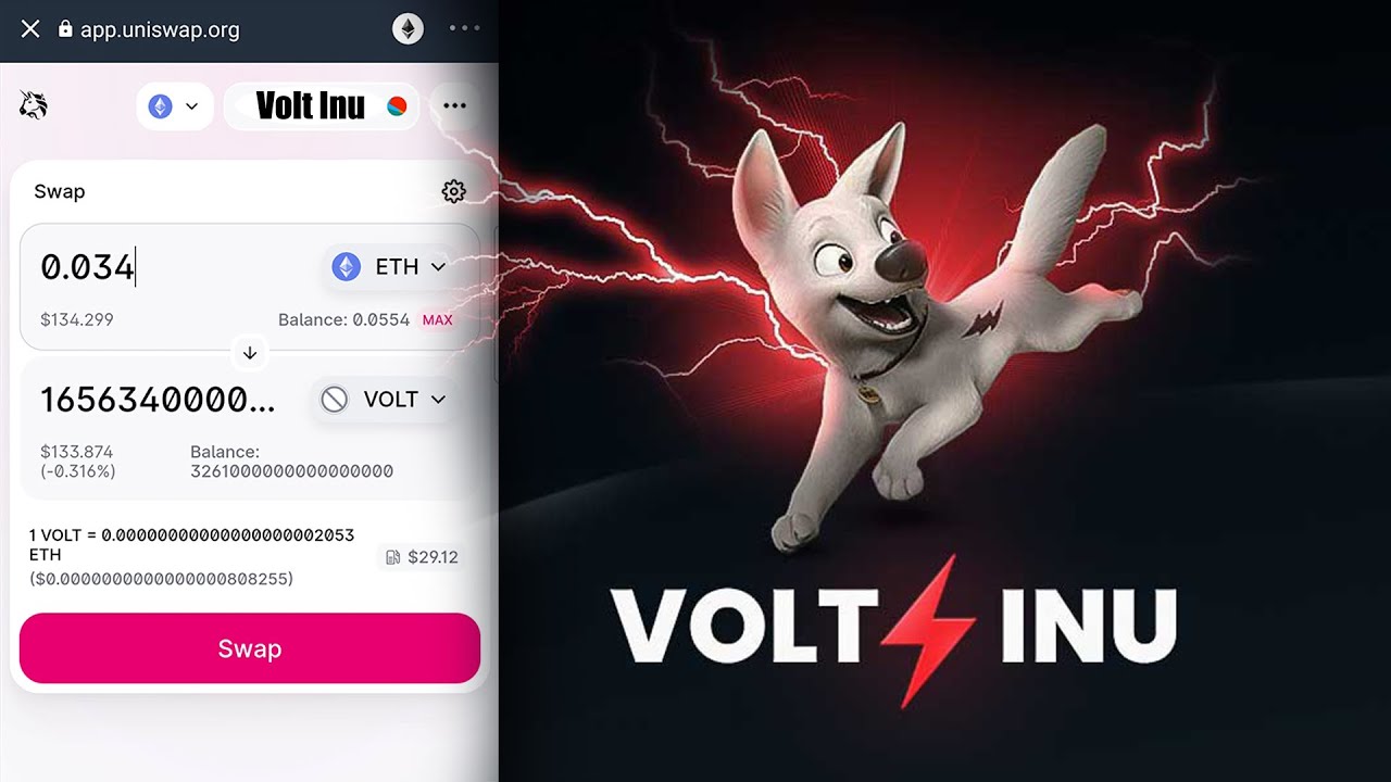 Purchasing Volt Inu In Trust Wallet - Dollar Cost Averaging