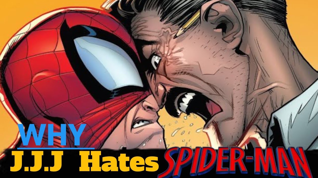Why J. Jonah Jameson Hates Spider-Man🕷️..  #spiderman 