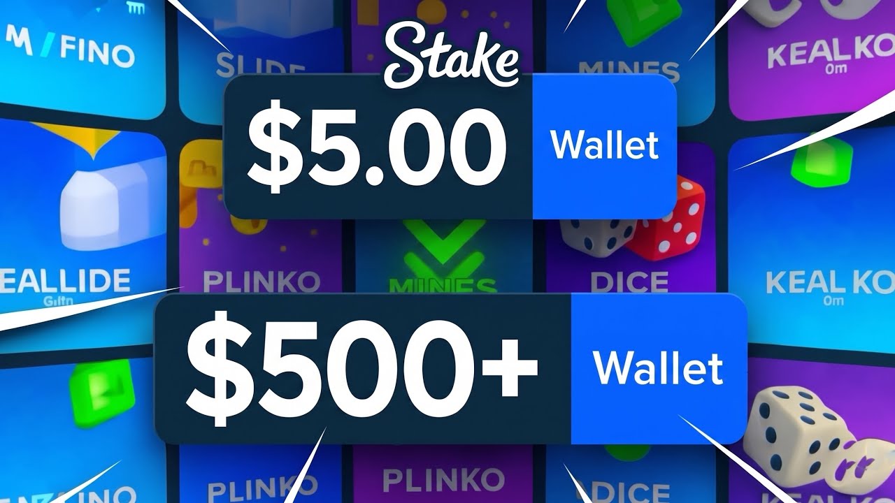 Превратите 5 долларов в 500 долларов за 15 минут на Stake!