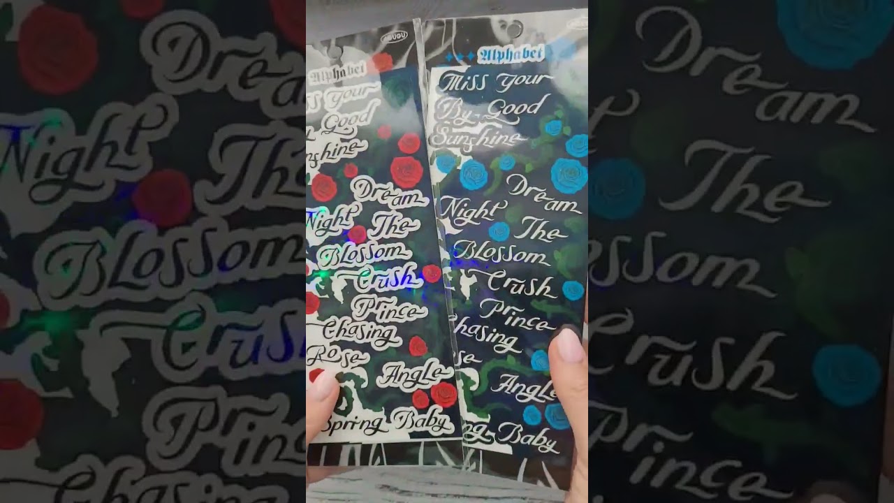 unboxing stationery haul 💚 unpacking stickers #shorts #asmr #unboxing #scrapbooking
