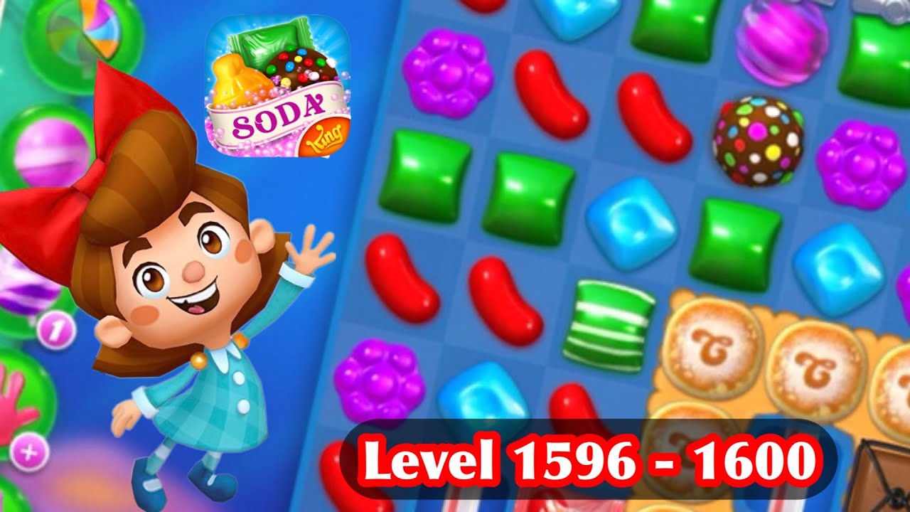 Let&rsquo;s Play - Candy Crush Soda Saga (Level 1596 - 1600) | iOS Gameplay