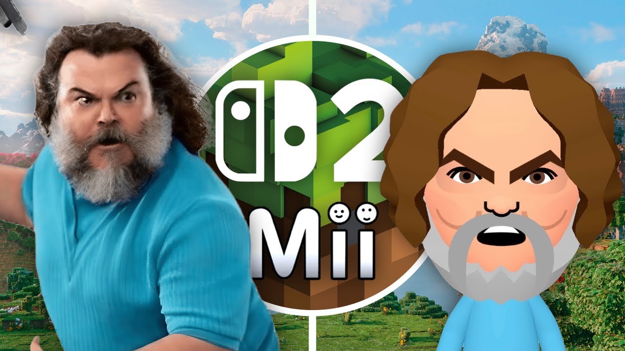How to Make a Jack Black MINECRAFT Mii on Switch 2!