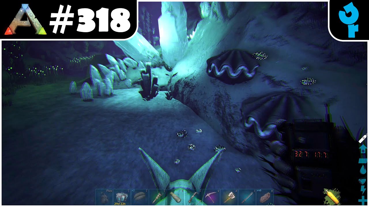 ARK: Survival Evolved #318 🔶 Expedice Crystal: Tuso a podvodní jeskyně (Ochočení - Tusoteuthis L145)