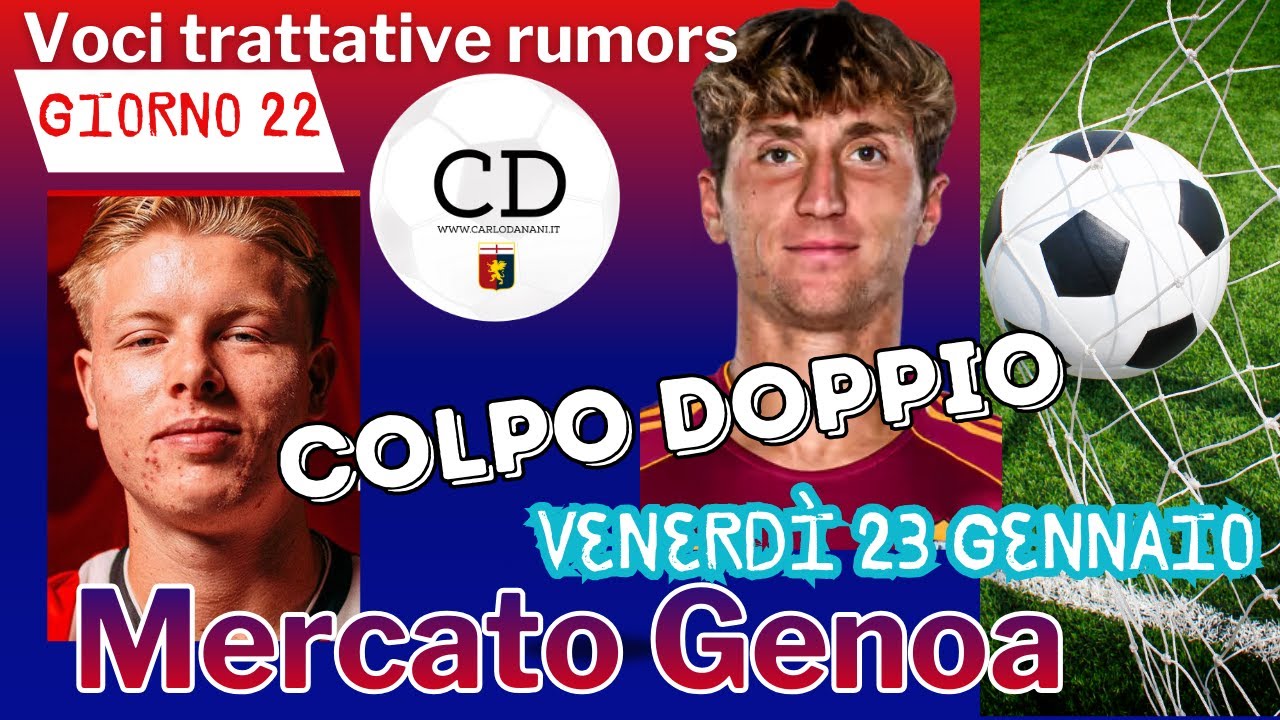GENOA colpo doppio: BALDANZI e ZATTERSTROM per animare il MERCATO.  Ma non basta. Cosa manca ancora