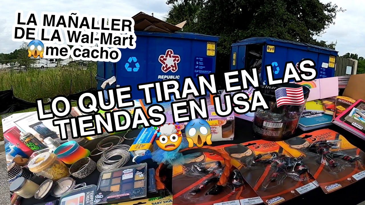 DUMPSTER DIVING 🔥 lo que tiran en USA EN LAS TIENDAS ES Sorprendente  📿📿📿 🚨🚨🚨  SEGURIDAD 😬🚨🤪🚦