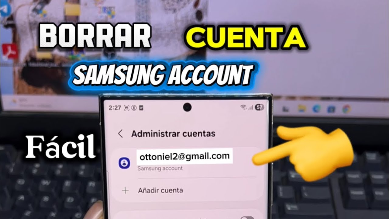 Como eliminar cuenta Samsung Account  Fácil En todos los modelos