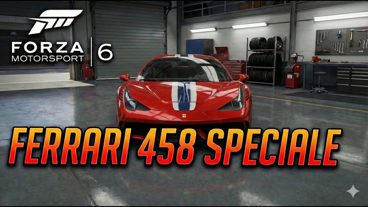 🚘 Forza Motorsport 6 | Ferrari 458 – Exibição Completa na Garagem 🏁🔥