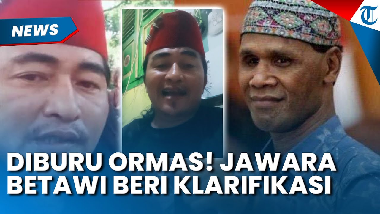 DIBURU ORMAS GRIB! Jawara Betawi Langsung Klarifikasi Ungkap Tak Menantang Hercules