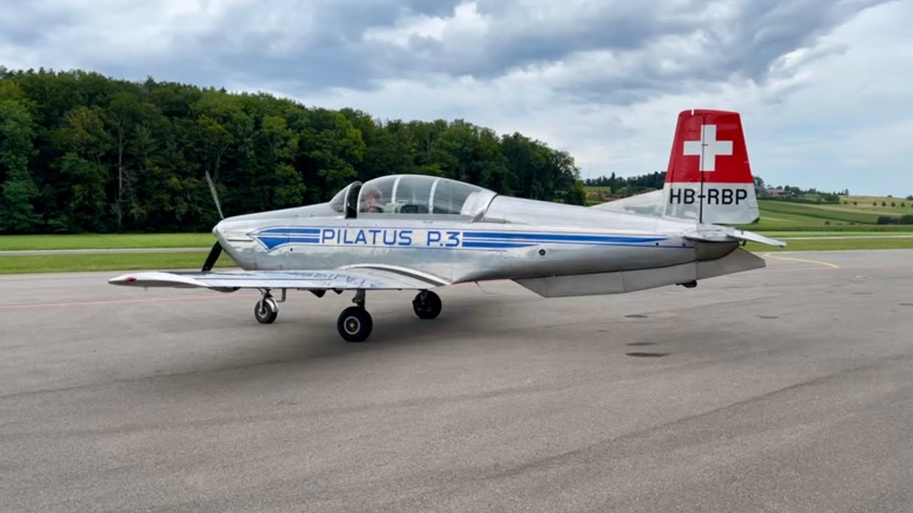 Pilatus P 3 Ferry flight. Top High-Speed Flying Best Loud and Fast Crazy Flying