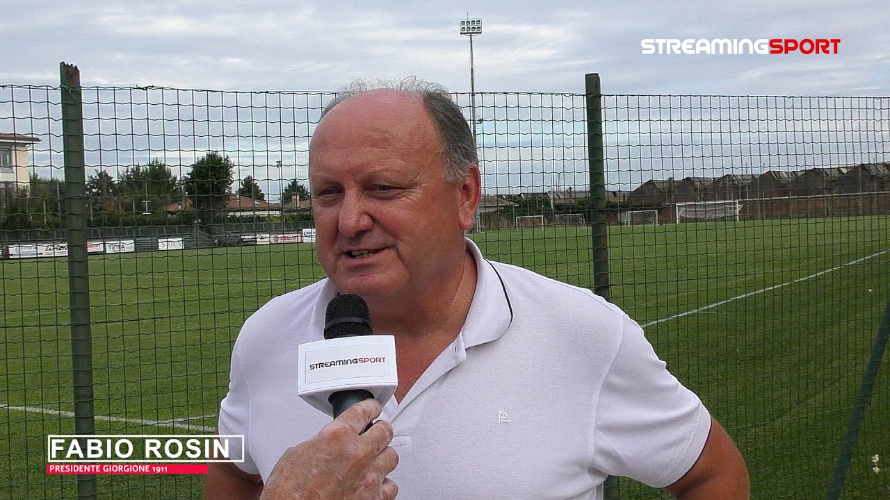 FABIO ROSIN, Presidente del Giorgione Calcio, ai microfoni di streamingsport.it