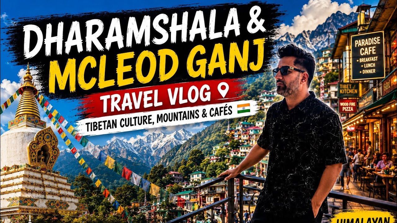     Exploring Dharamshala & McLeod Ganj | Hidden Gems of Himachal 🏔️✨! Dalai Lama Temple 🛕! 