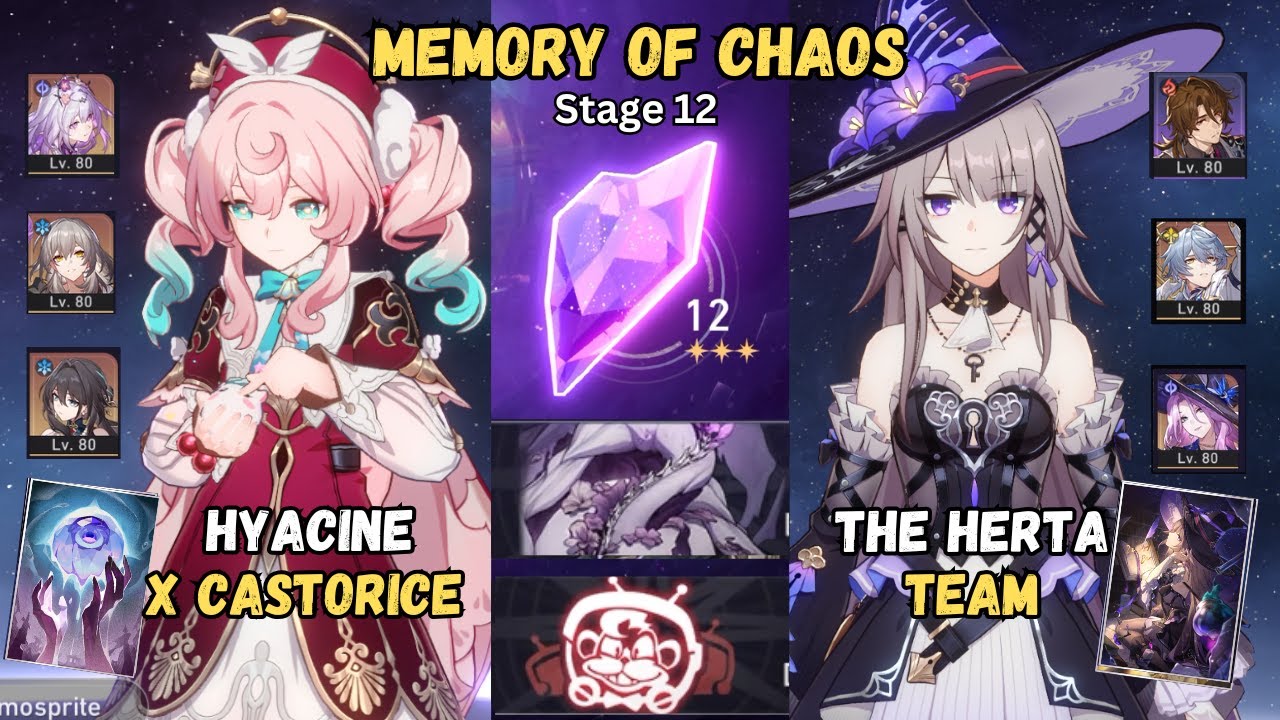 Hyacine MOC 12 x Castorice & The Herta E0S1 (Memory of Chaos 12) | Honkai Star Rail 3.2