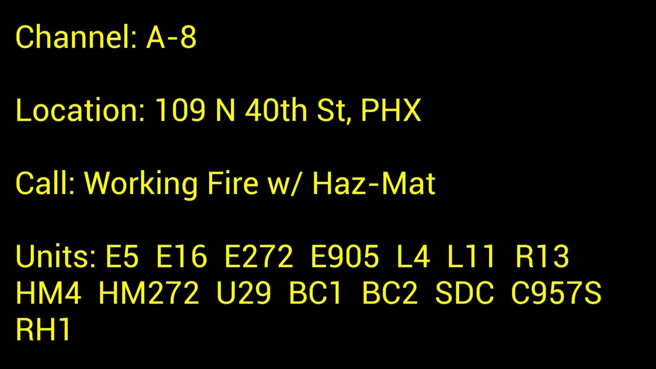 Propane Storage Explosion Sparks Fourth Alarm Fire in Phoenix (Dispatch Audio) 7-20-2023