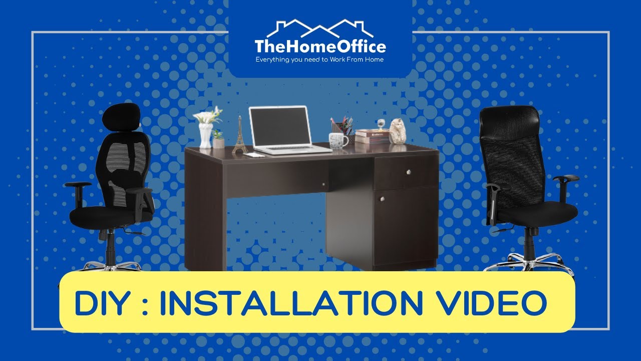 Pixel Compact Desk -4 ft installation video | Furniture Desk Installation | Work From Home Furniture