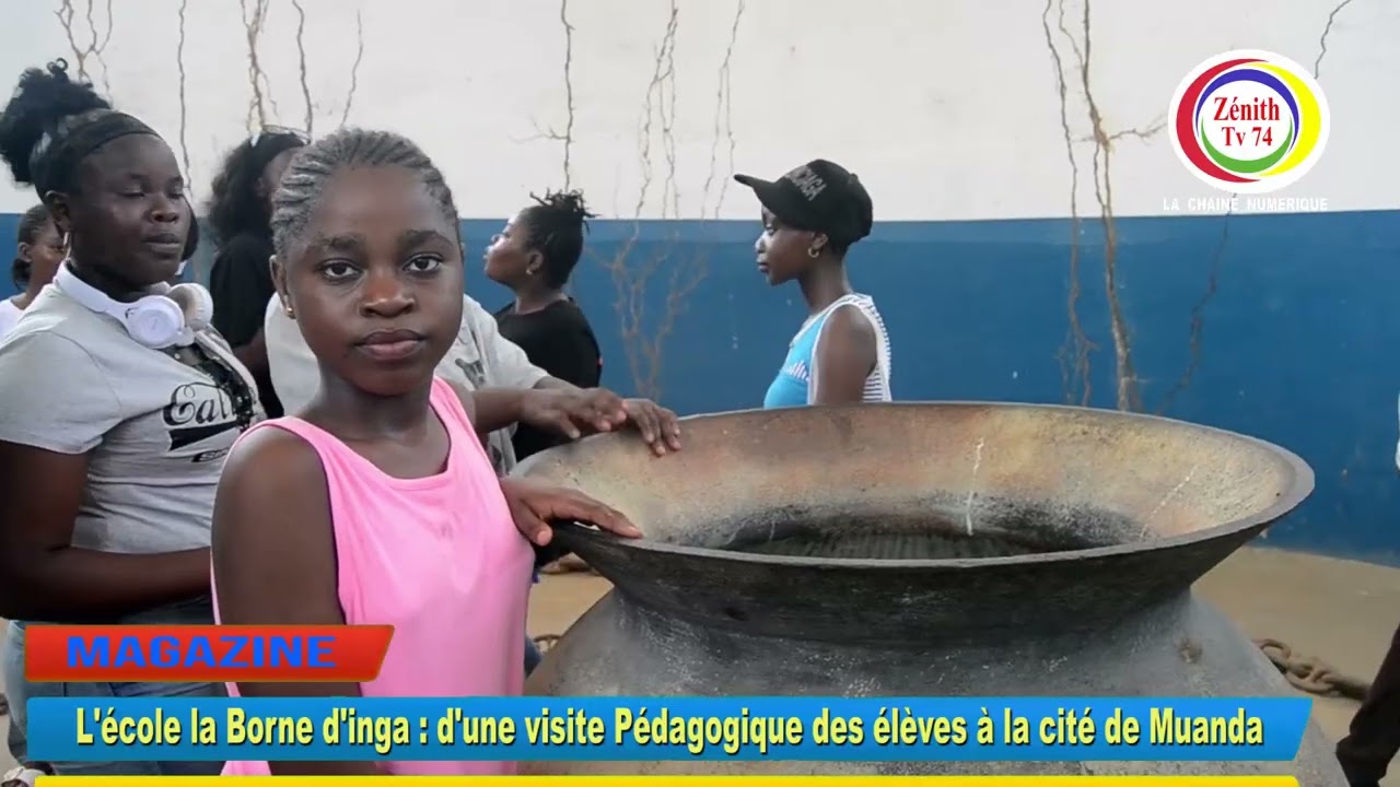 L'école la borne d'inga : d'une visite pédagogique des élèves à la cité de Muanda.