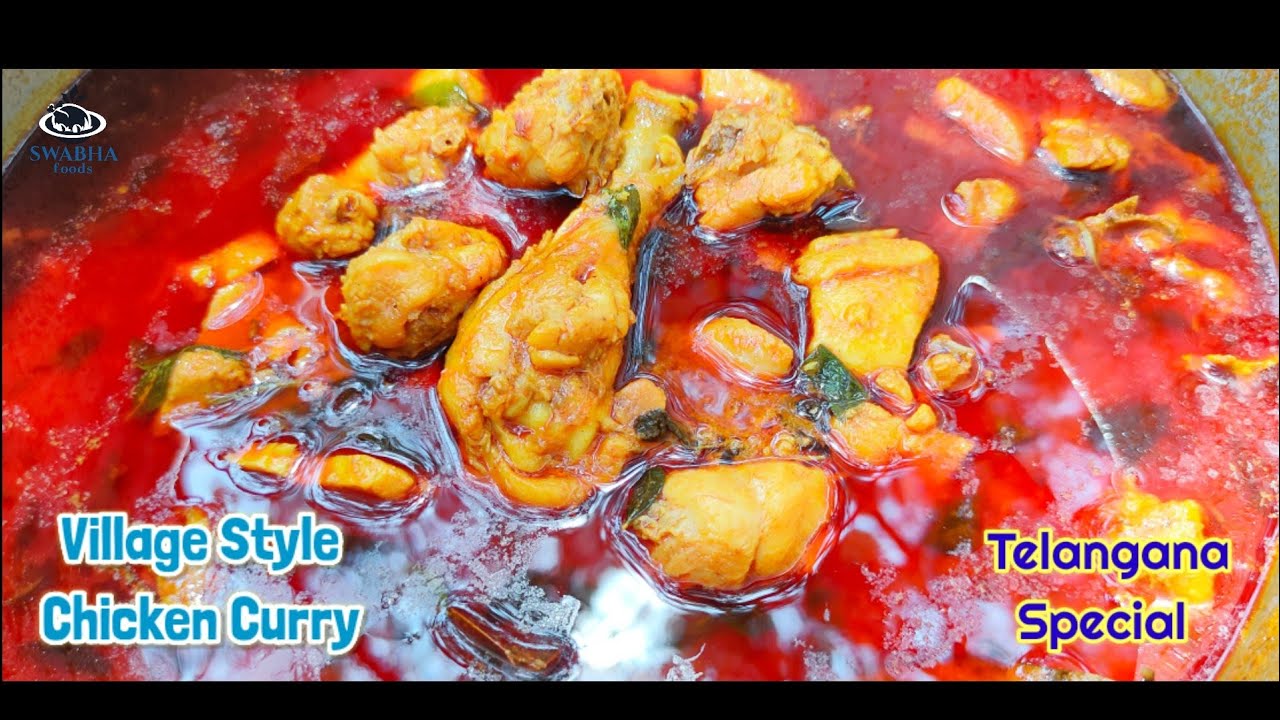 Village style Chicken Curry | Telangana special