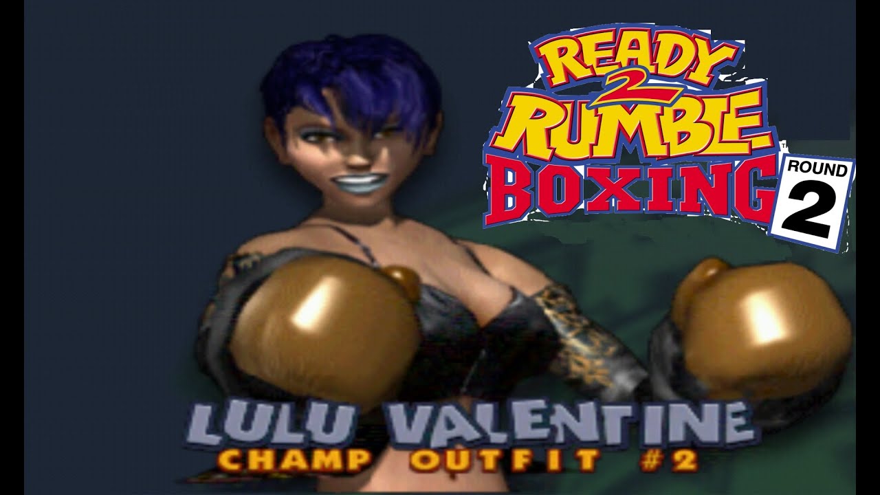 Lulu Valentine  - Ready 2 Rumble Boxing Round 2 - Arcade mode(Dreamcast) 2k60fps