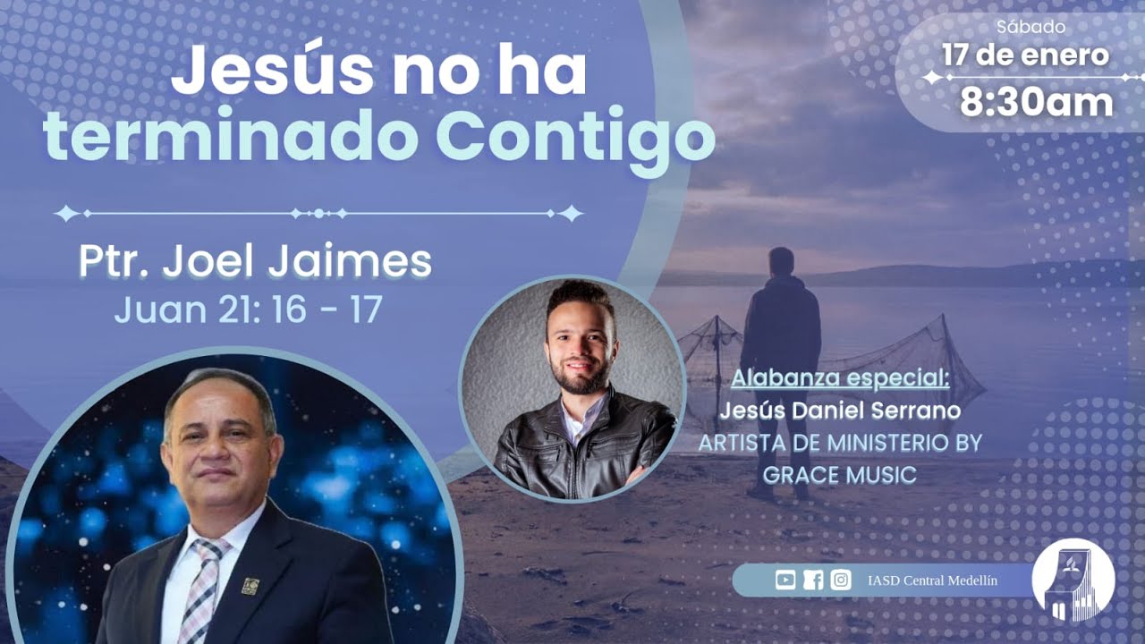 🔴EN VIVO | Culto y Adoración Adventista | JESÚS NO HA TERMINADO CONTIGO | Sábado 16 de enero 2026