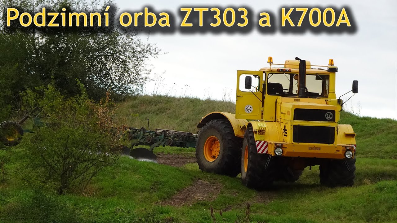 Podzimní orba K700A a ZT303