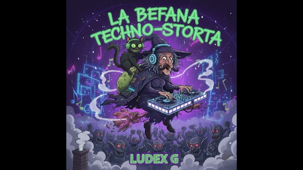 Ludex G - LA BEFANA TECHNO-STORTA  (video ufficiale 2026)