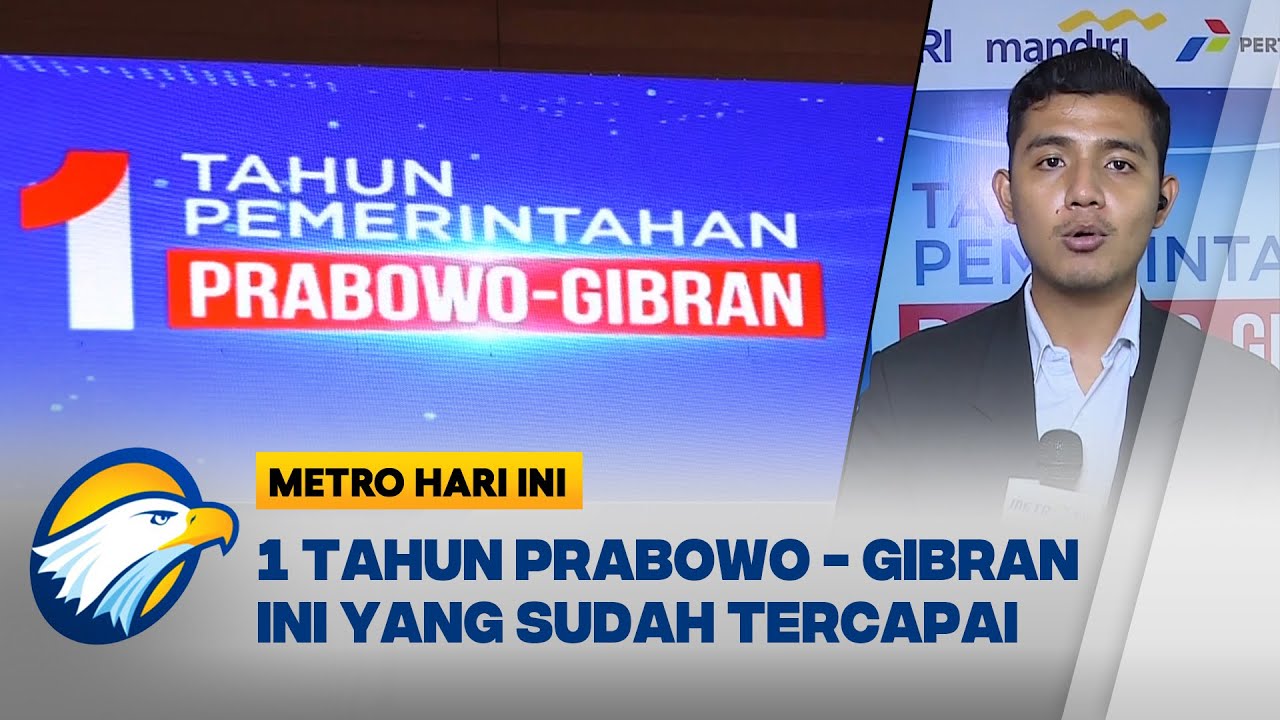 Ini Update Pencapaian Pemerintahan Prabowo Jelang 1 Tahun [Metro Hari Ini]