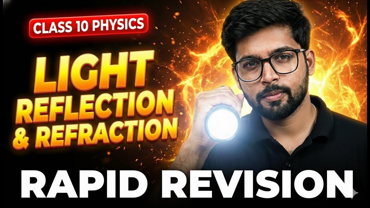 Only 20 Minutes | Class 10 board | Light - Reflection & Refraction | abhishek sir
