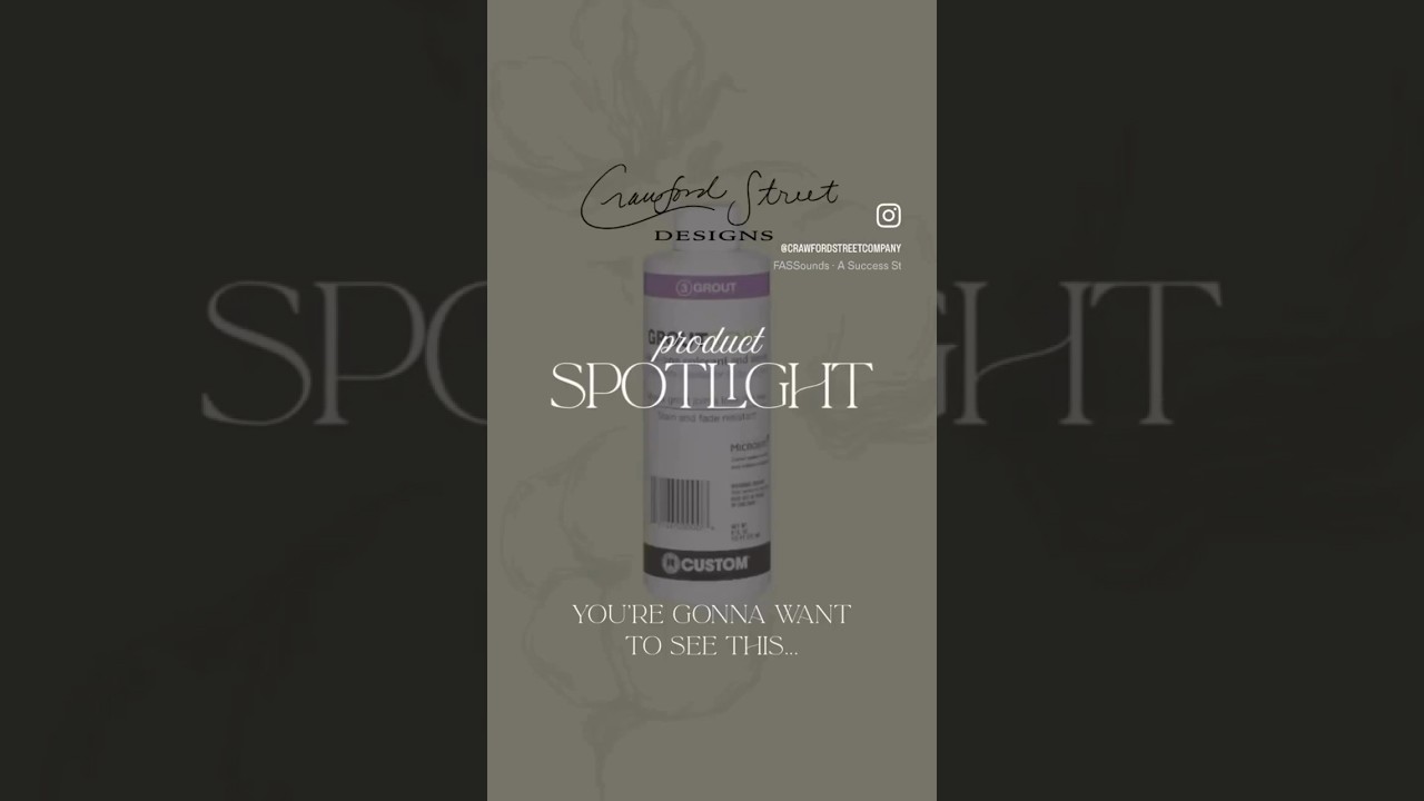CSD PRODUCT SPOTLIGHT: Grout Renew by Custom Building Products