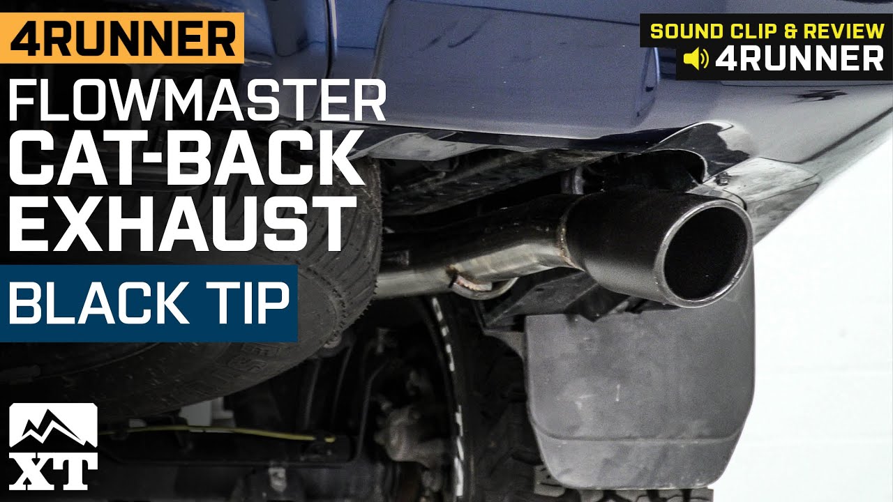 2010-2023 4.0L 4Runner Flowmaster FlowFX Cat-Back Exhaust with Black Tip Review & Sound Clip