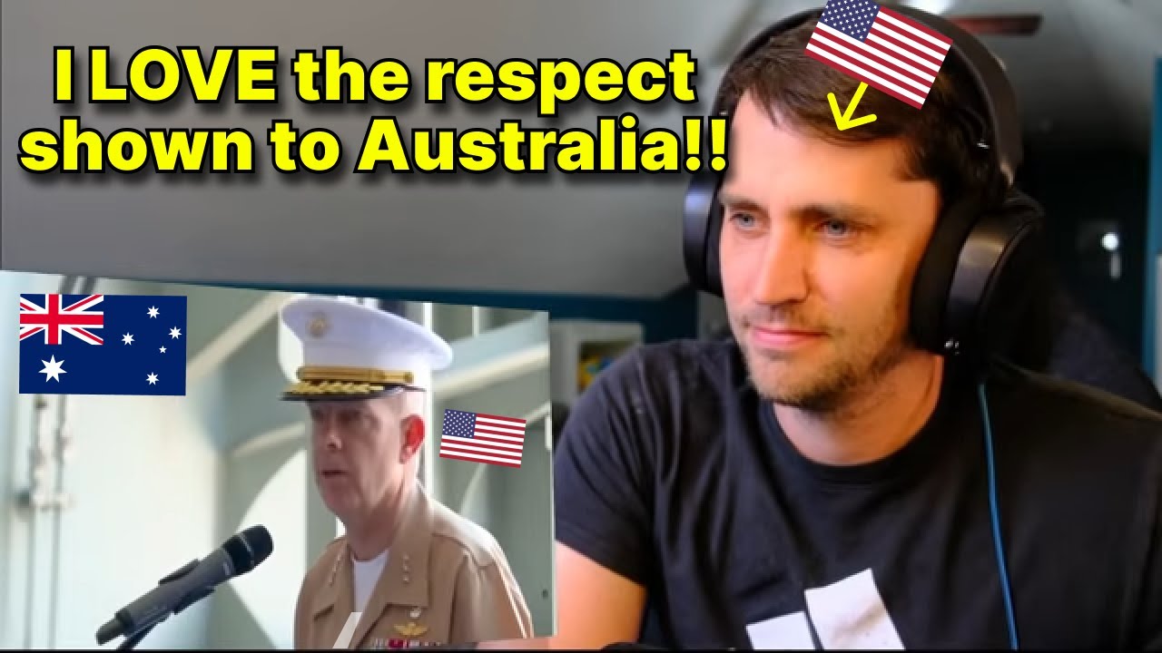 American reacts to US Marine Corps General delivers speech honouring ADF personnel