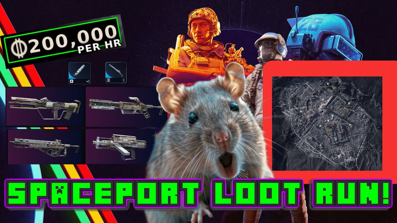 SPACEPORT | LOW RISK/EASY LOOT ROUTE! | BLUE/EPICS/BLUEPRINTS | ARC RAIDERS GUIDE!