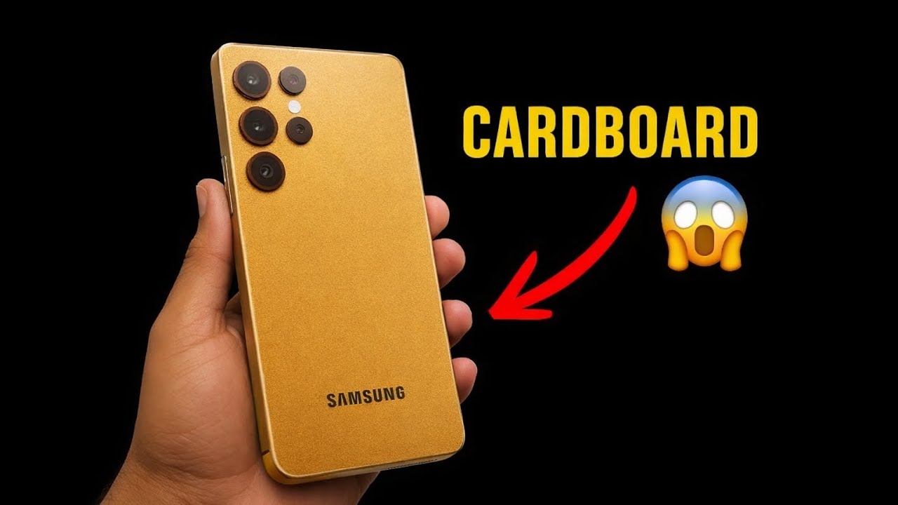 I Made Samsung S25 Ultra From CARDBOARD 😱 | Shocking Result