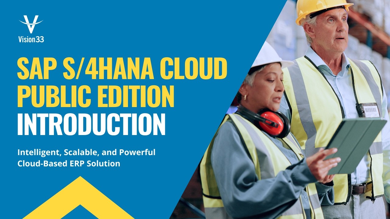 Introduction to SAP S/4HANA Cloud Public Edition