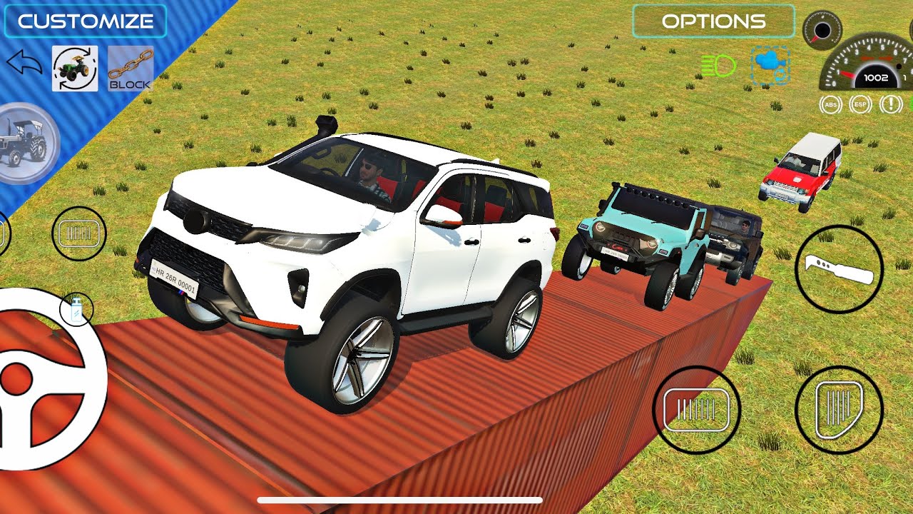 😱Drive Dumper and Unloading Stone From Dumper Truck in Game🔥 #scorpio #4x4#thar #fortuner #gameplay 