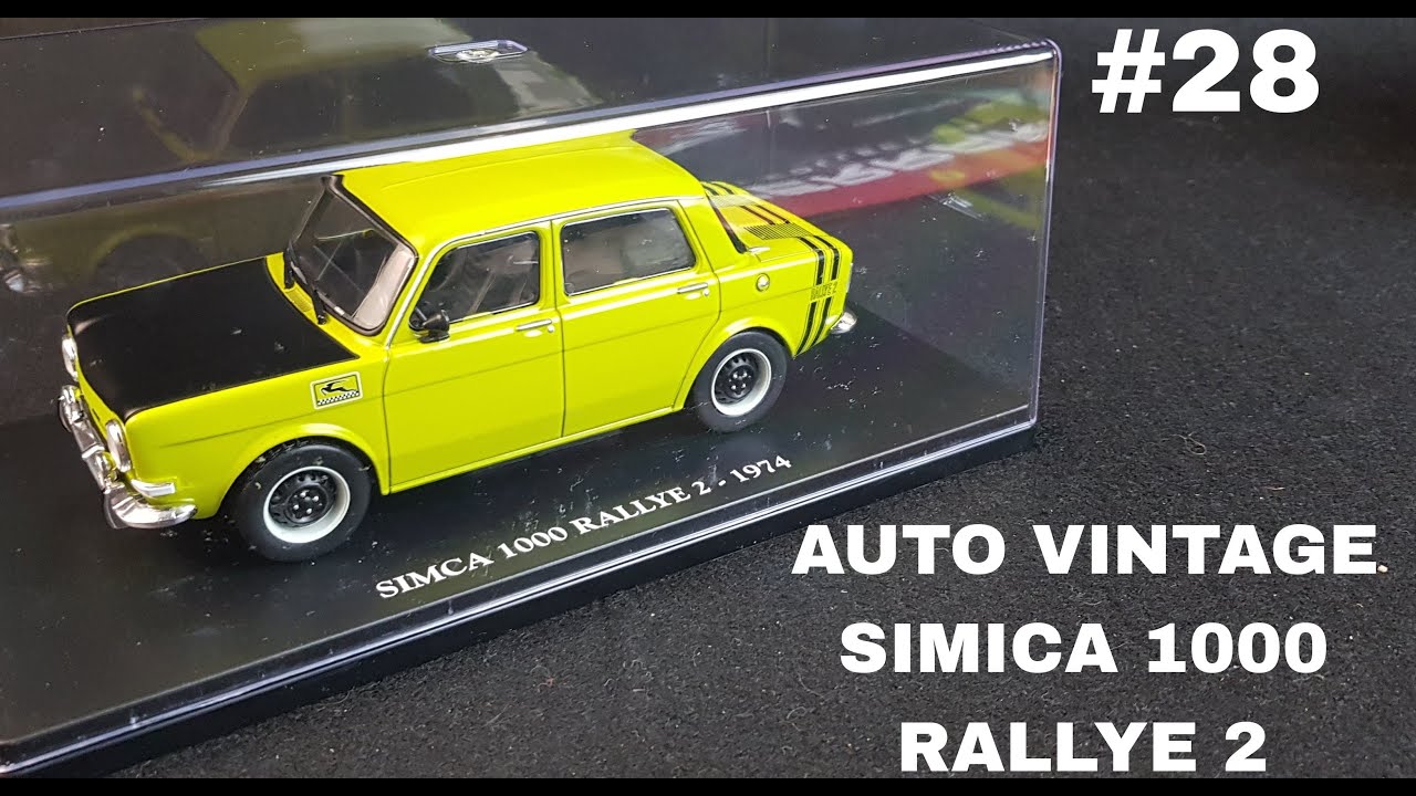 AUTO VINTAGE SIMCA 1000 RALLYE 2 #28