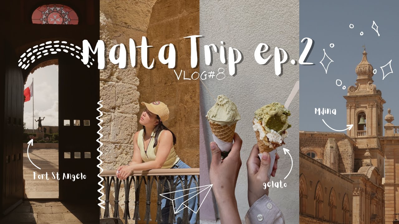 Travel Vlog🇲🇹 : popeye village, birgu, archaeology museum, mdina