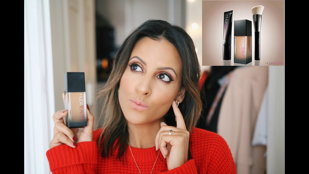 كريم الأساس هدى بيوتي  | نمدحو أو نشرشحو !؟ Huda Beauty Faux Filter Foundation