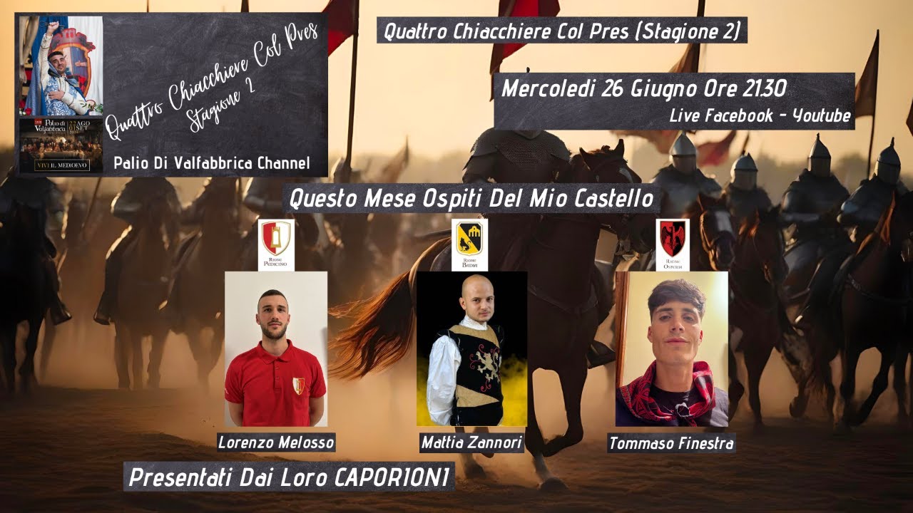 QUATTRO CHIACCHERE COL PRES EPISODIO 6 - 26/06/24