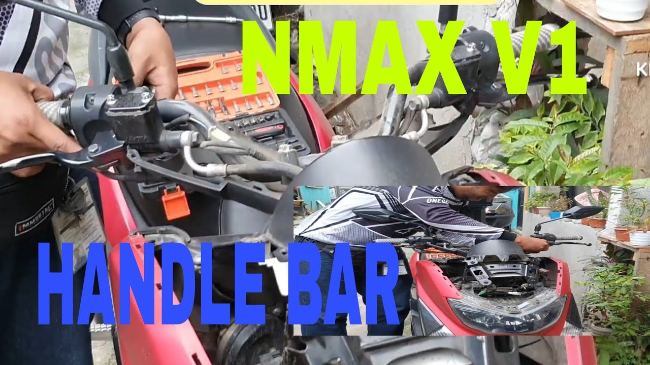 NMAX V1 handlebar installation