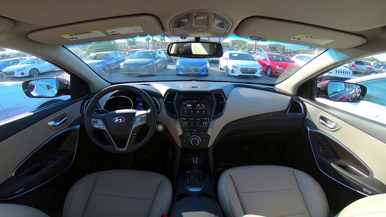 2018 Hyundai Santa Fe Sport 2.4L Interior ST#534878