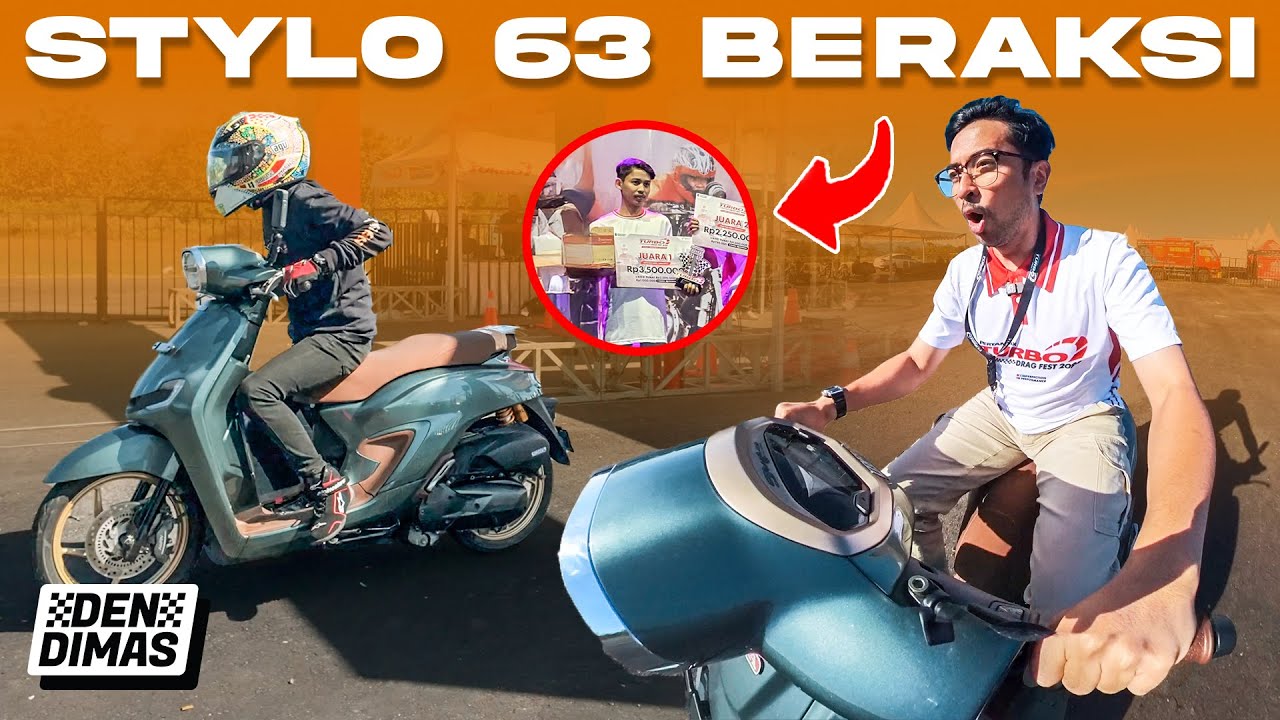 AWALNYA DIREMEHIN, MALAH JUARA‼️Rahasia Racikan Honda Stylo Bore Up Untuk Drag Race